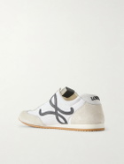 LOEWE - Ballet Runner 2.0 Logo-Appliquéd Shell, Suede and Leather Sneakers - White