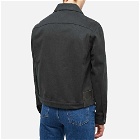 Fred Perry x Raf Simons Brushed Denim Jacket in Black