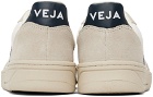 VEJA White & Gray V-10 Sneakers