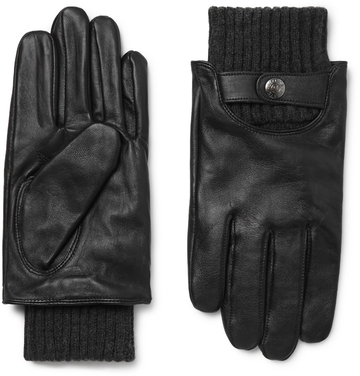 Photo: Dents - Buxton Touchscreen Leather Gloves - Black