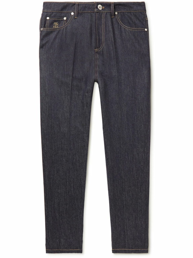 Photo: Brunello Cucinelli - Straight-Leg Jeans - Blue