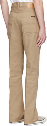 Nudie Jeans Beige Hazy Hank Trousers