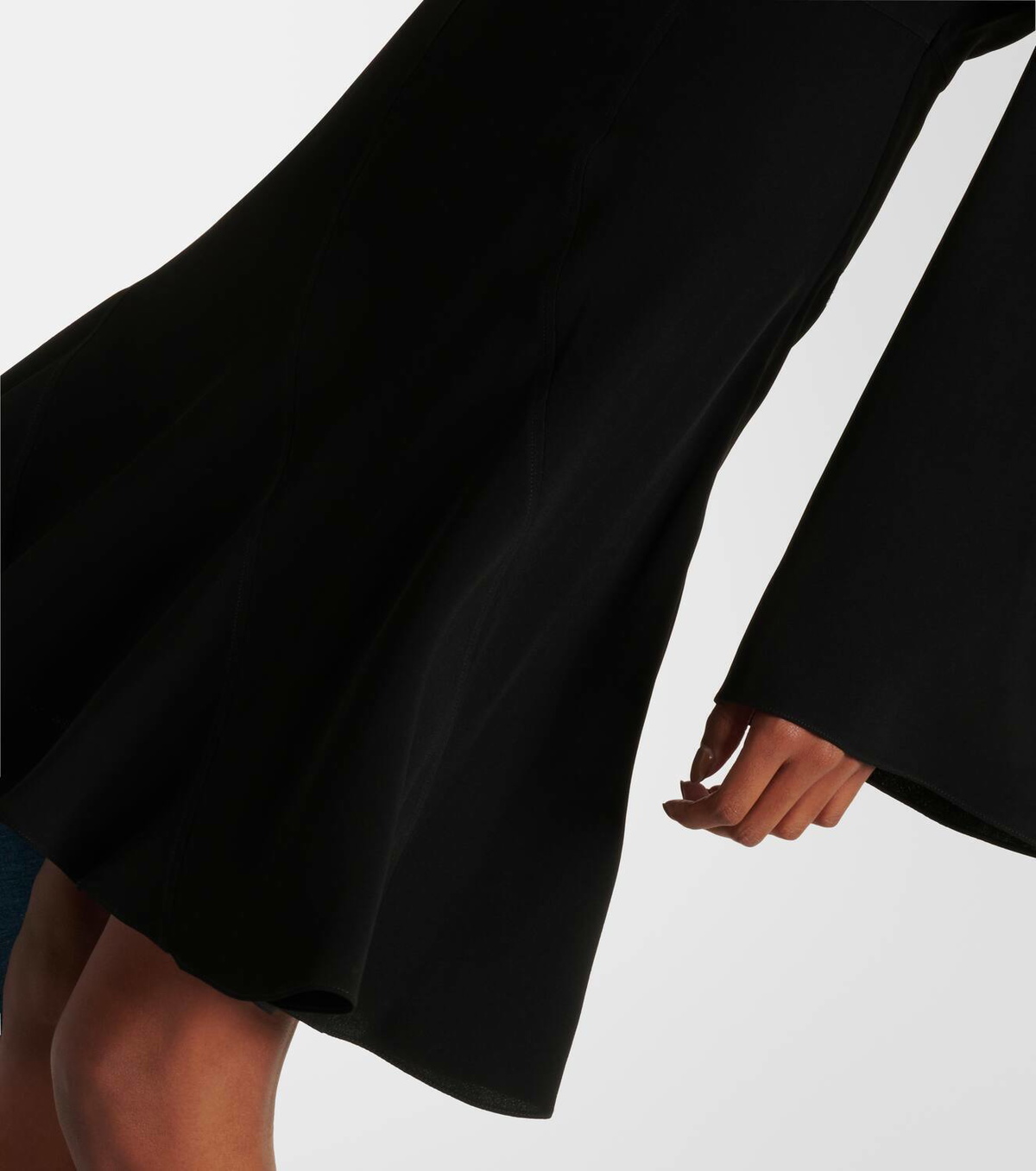 GIVENCHYワンピース Givenchy Satin-trimmed crêpe minidress Givenchy