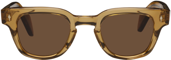 Photo: JACQUES MARIE MAGE Tan Limited Edition Julien Sunglasses