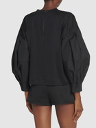 MAX MARA - Cotton Jersey Sweatshirt W/ Embroidery