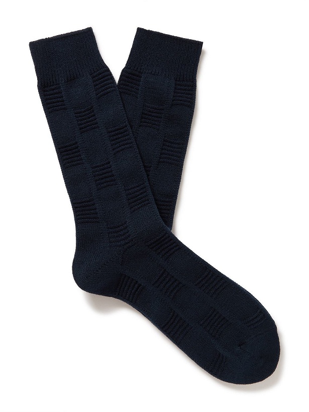 Photo: Mr P. - Cotton-Blend Jacquard Socks