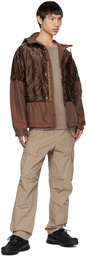 C.P. Company Brown Hooded Jacket