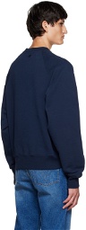 AMI Alexandre Mattiussi SSENSE Exclusive Navy Sweatshirt