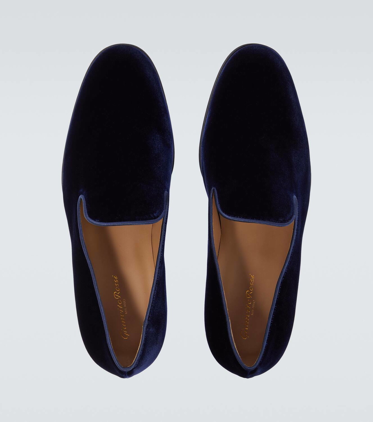 Gianvito Rossi Jean velvet loafers