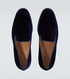 Gianvito Rossi Jean velvet loafers