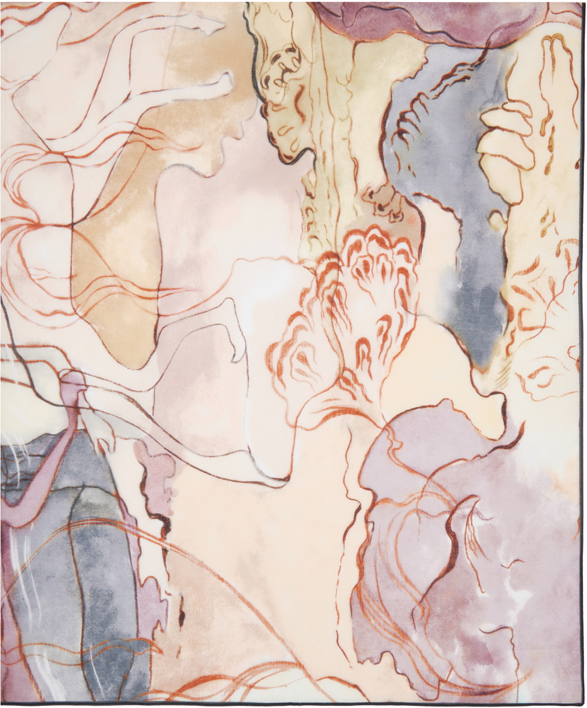 LEMAIRE Multicolor Aquarel Pareo Scarf