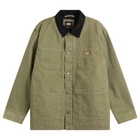 Dickies Men's Lined Canvas Chore Jacket in Military Green