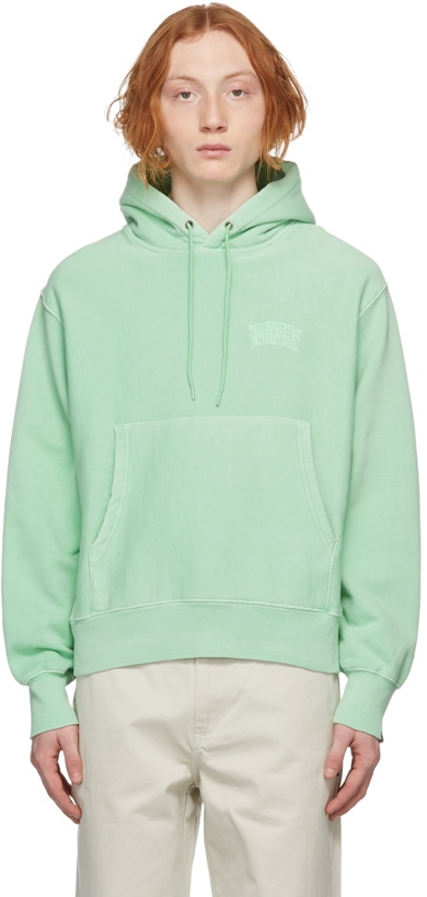 Photo: thisisneverthat Green INTL. Arch Logo Hoodie
