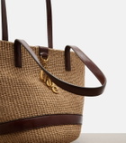 Chloé Medium leather-trimmed basket bag