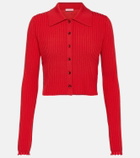Chloé Rib-knit wool cardigan