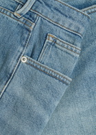 Good American Good Everyday Stretch-denim Shorts Blue