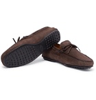 Tod's - City Gommino Nubuck Driving Shoes - Brown