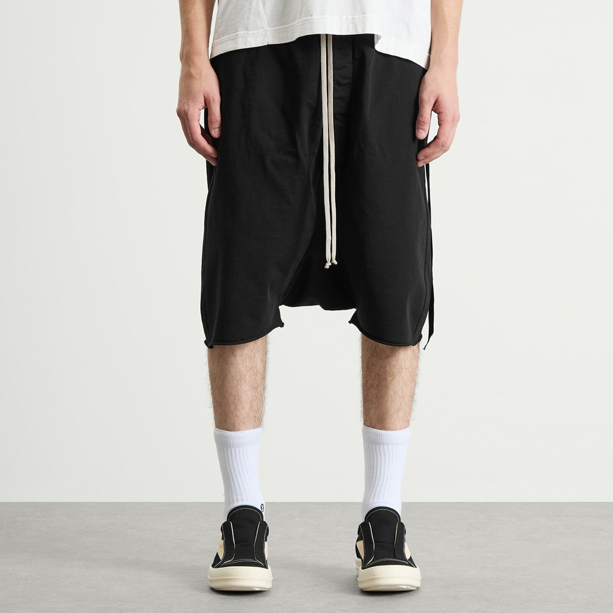 Rick Owens DRKSHDW Men's Drawstring Pods in Black Rick Owens Drkshdw