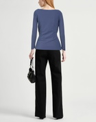 Chiara Boni La Petite Robe Womens Top Slate in Blue