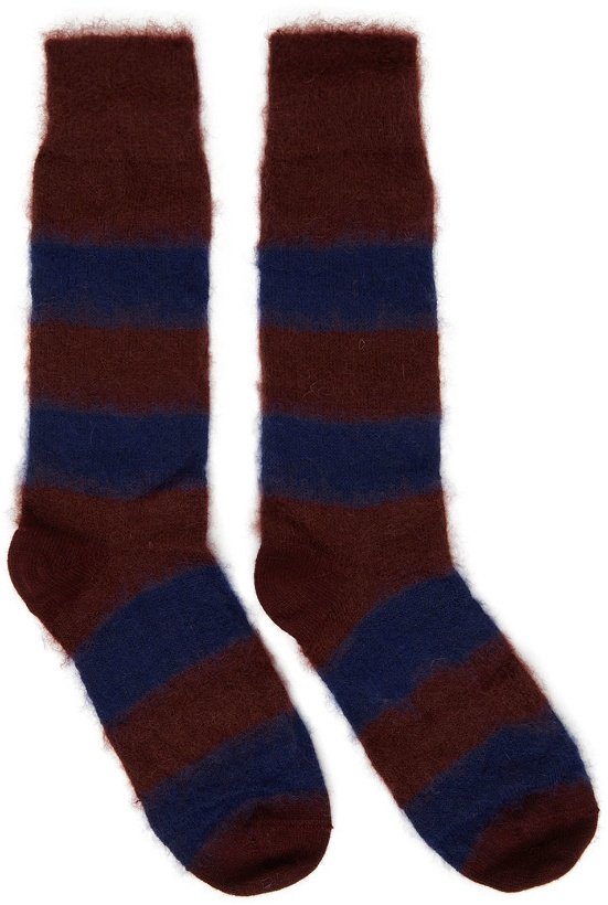 Photo: Paul Smith Four-Pack Red Stripe Mohair Socks