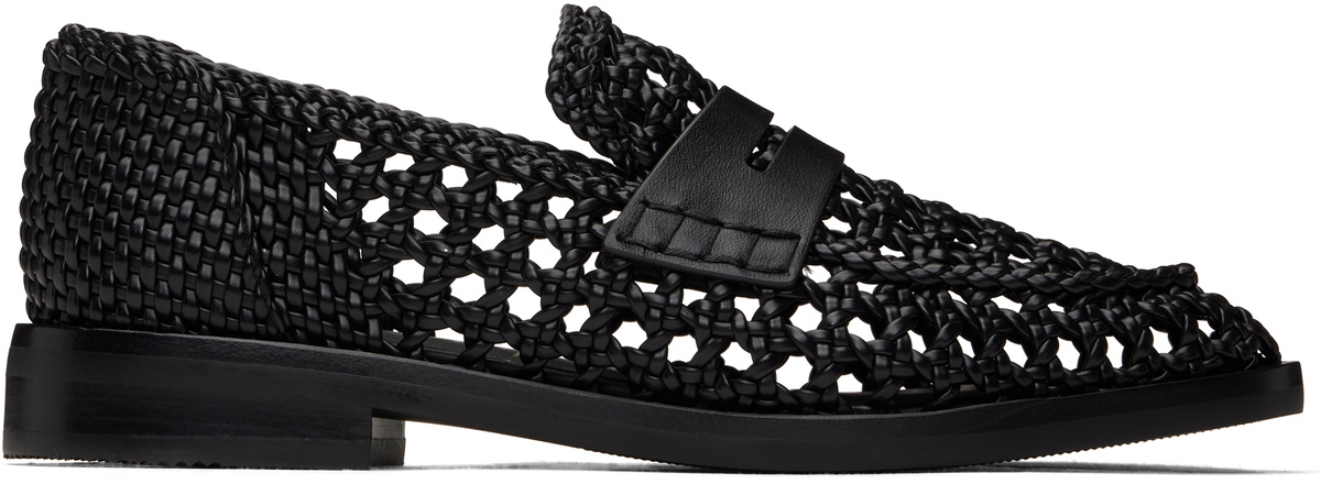 3.1 Phillip Lim Deanna サンダル 3.1 Phillip Lim Black Woven Pointy Deanna Flats 3.1 Phillip Lim