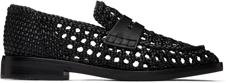 Photo: 3.1 Phillip Lim Black Alexa Macrame Loafers