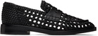 3.1 Phillip Lim Black Alexa Macrame Loafers