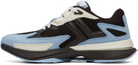Lanvin Brown & Blue JLA Mesh Sneakers