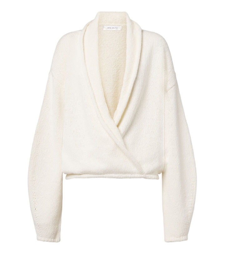 Photo: Aya Muse Kena cotton wrap top