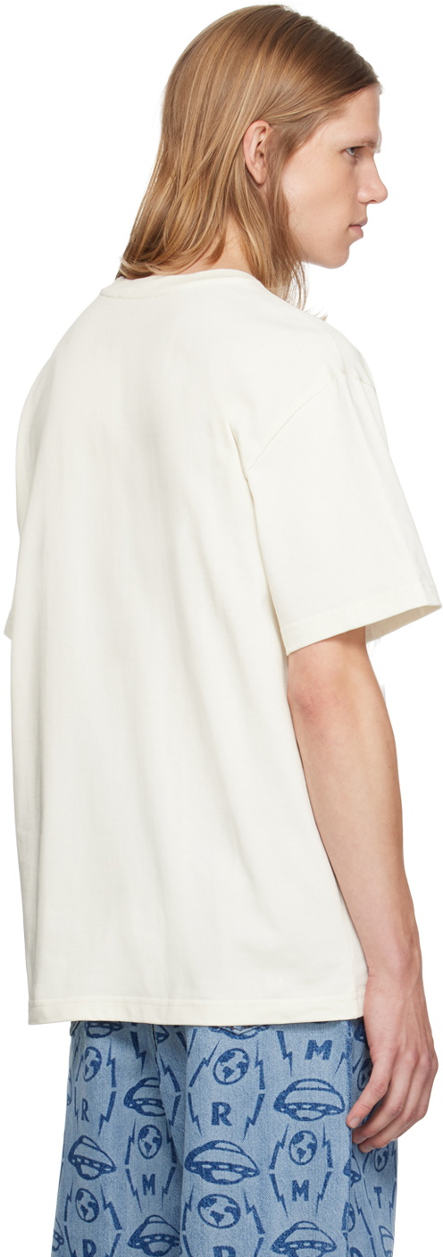 Members of the Rage White Printed Hero Logo T-shirt
