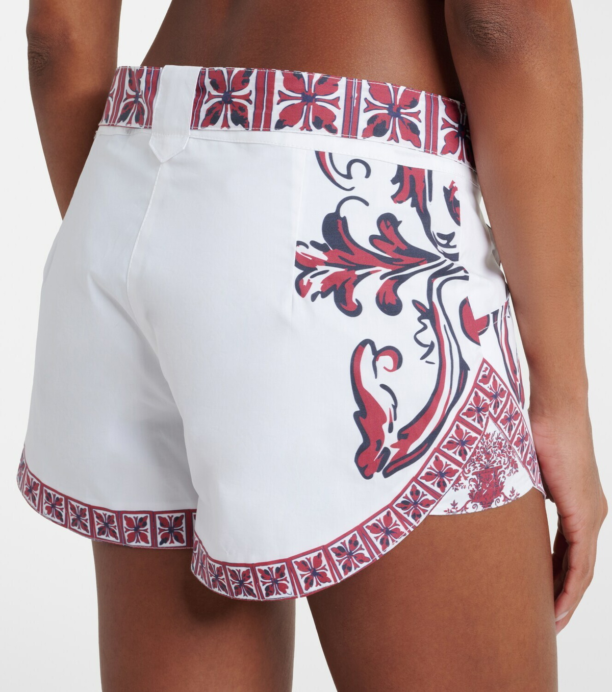 Bananhot Lavanda printed cotton shorts