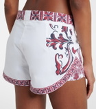 Bananhot Lavanda printed cotton shorts