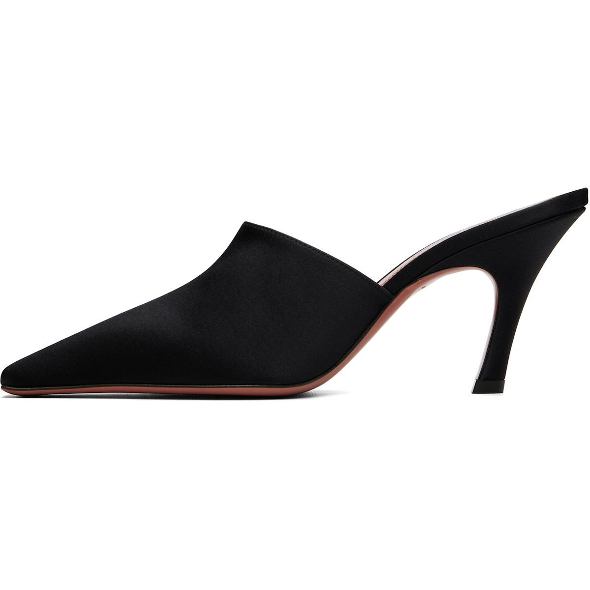 Amina Muaddi Black Jamie Mule Heels