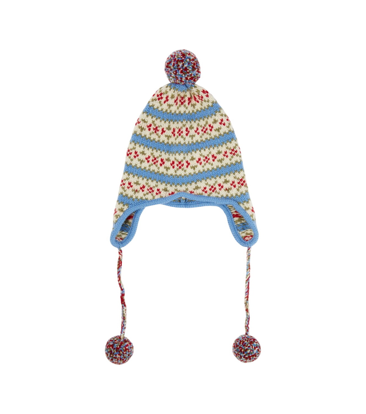Bode Blue Quilted Brim Bucket Hat Bode
