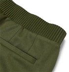 Berluti - Slim-Fit Tapered Wool-Gabardine Trousers - Men - Green