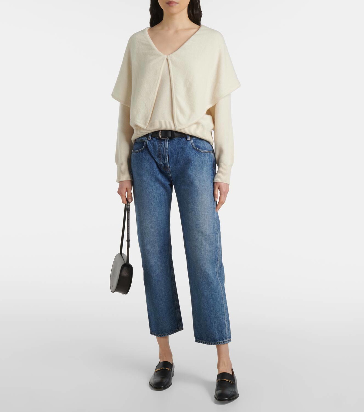 Tove Malia gathered cashmere sweater