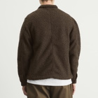 Café Mountain Men's Curly Boxy Explorers Jacket in Moss
