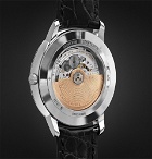 Vacheron Constantin - Patrimony Automatic 40mm 18-Karat White Gold and Alligator Watch - Men - Silver