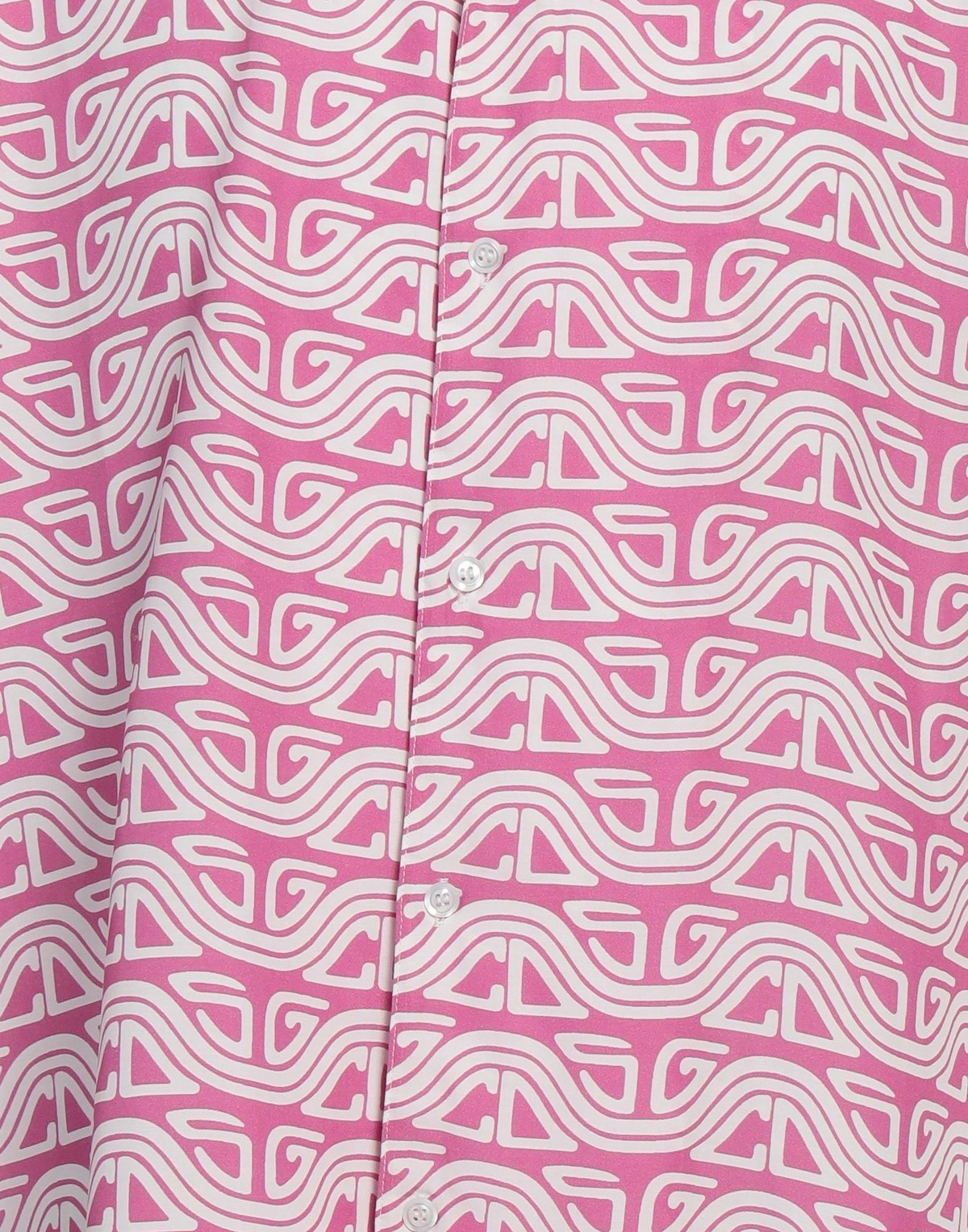 Gcds Mens Shirt Fuchsia