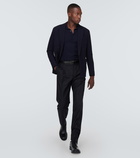 Giorgio Armani Wool and cashmere straight pants