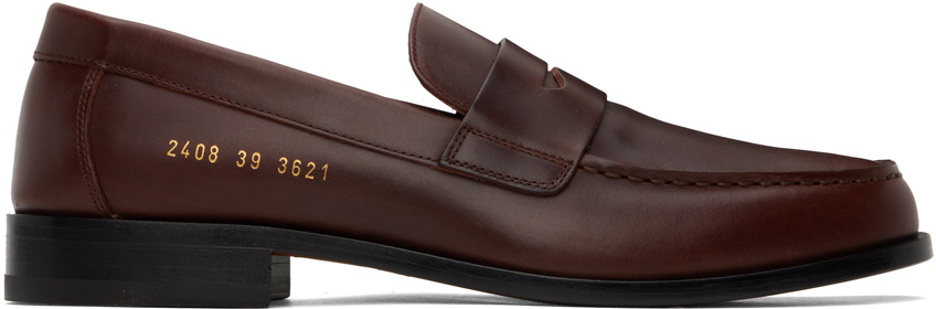 Photo: Common Projects Brown Leather Loafers