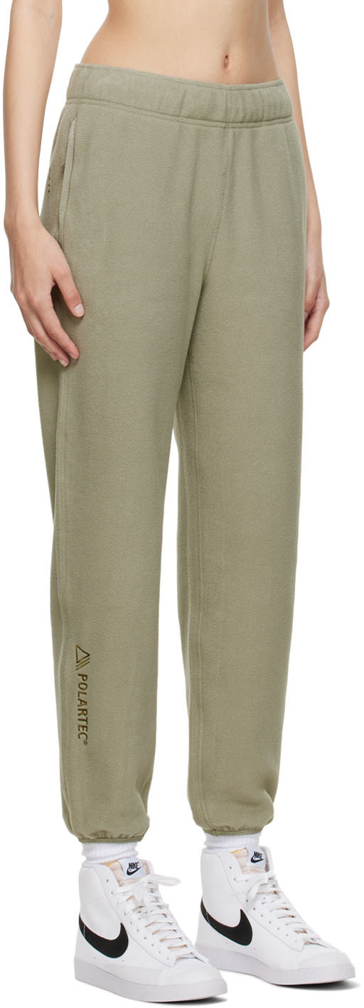 Nike Green Recycled Polyester Lounge Pants