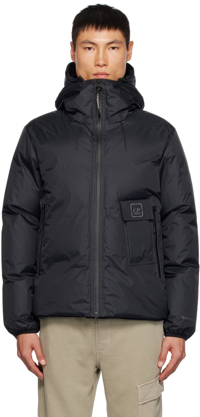 C.P. Company Black Baffled Down Jacket C.P. Company