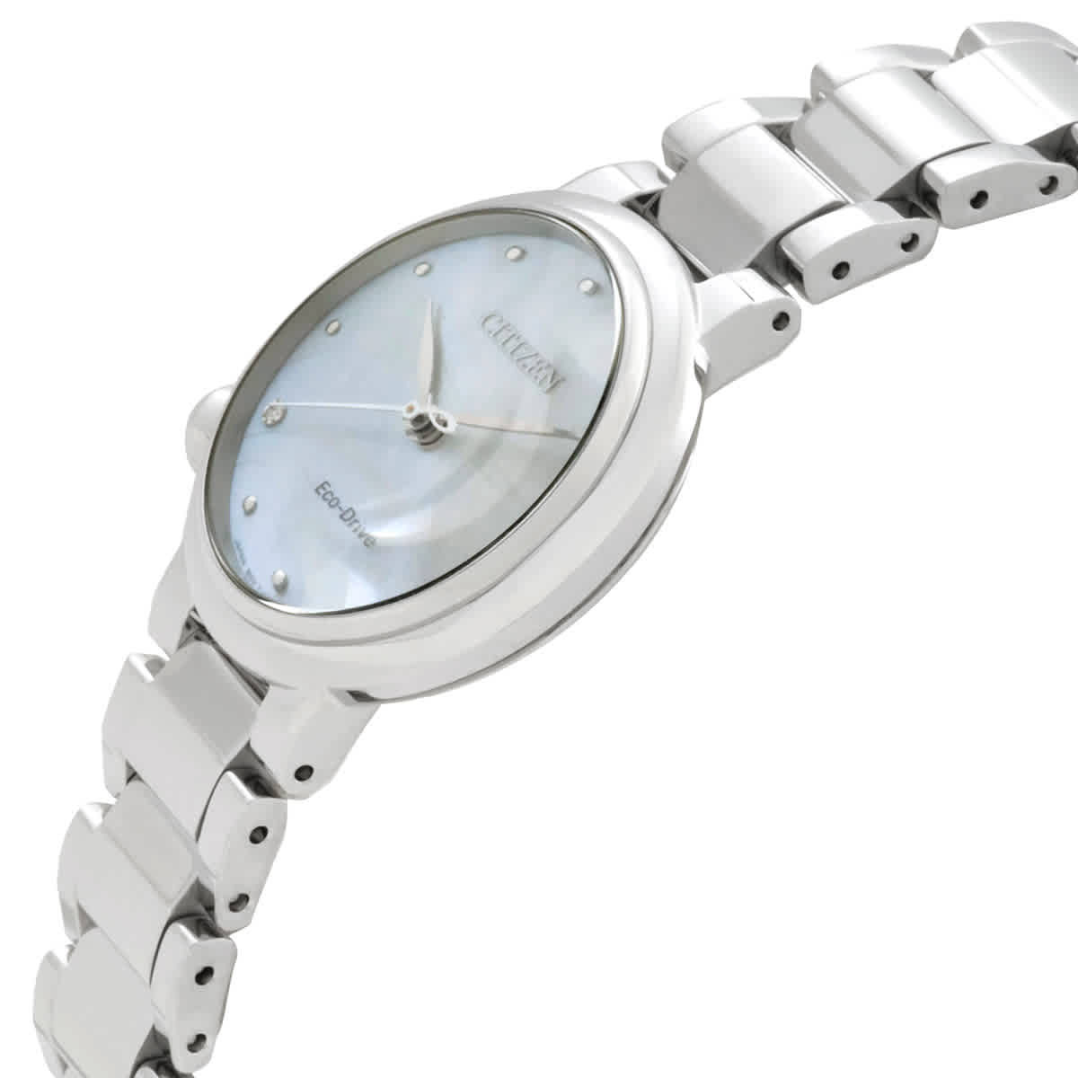 Citizen Eco-Drive White Mother of Pearl Dial Ladies Watch EM0910-80D