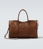 Balenciaga Le City Large leather top-handle bag