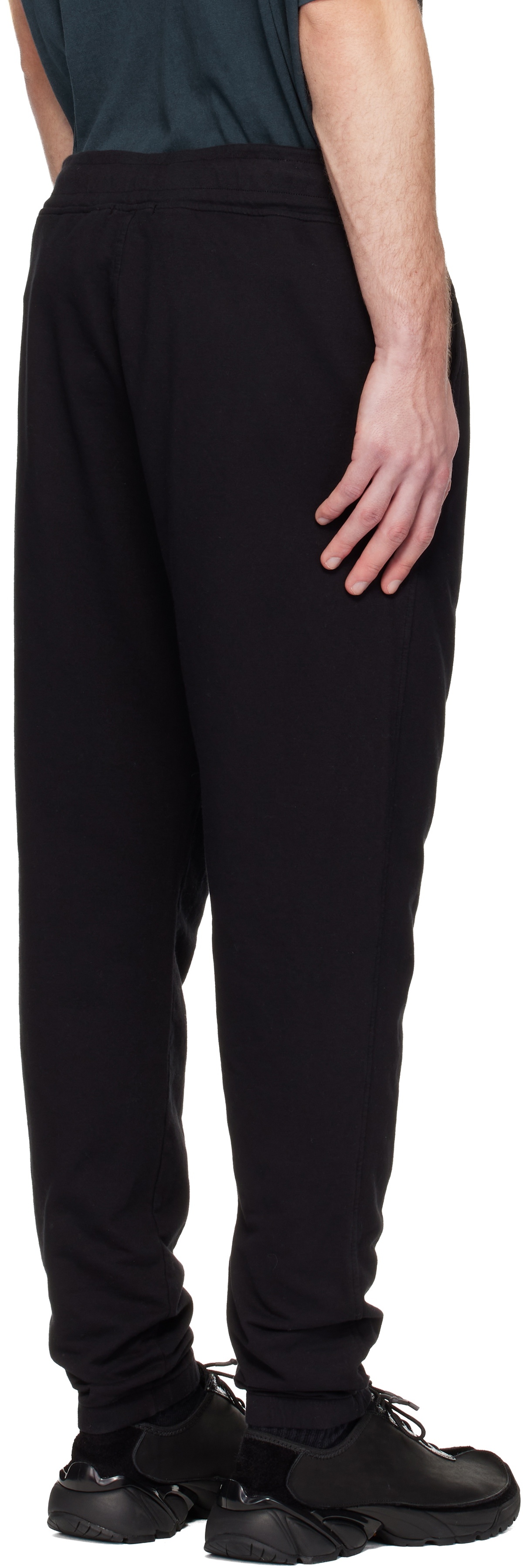 C.P. Company Black Light Fleece Lens Sweatpants