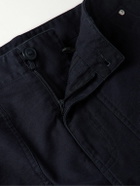 Givenchy - Straight-Leg Panelled Cotton Trousers - Blue