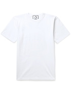 ENDLESS JOY - Printed Organic Cotton-Jersey T-Shirt - White