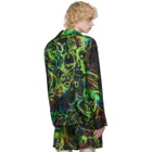 Palomo Spain Multicolor Silk Camp Shirt