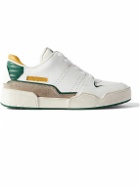 Isabel Marant - Emreeh Suede-Trimmed Leather Sneakers - White